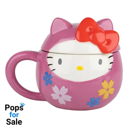 Sanrio 3D Mug Hello Kitty Kitty Daruma