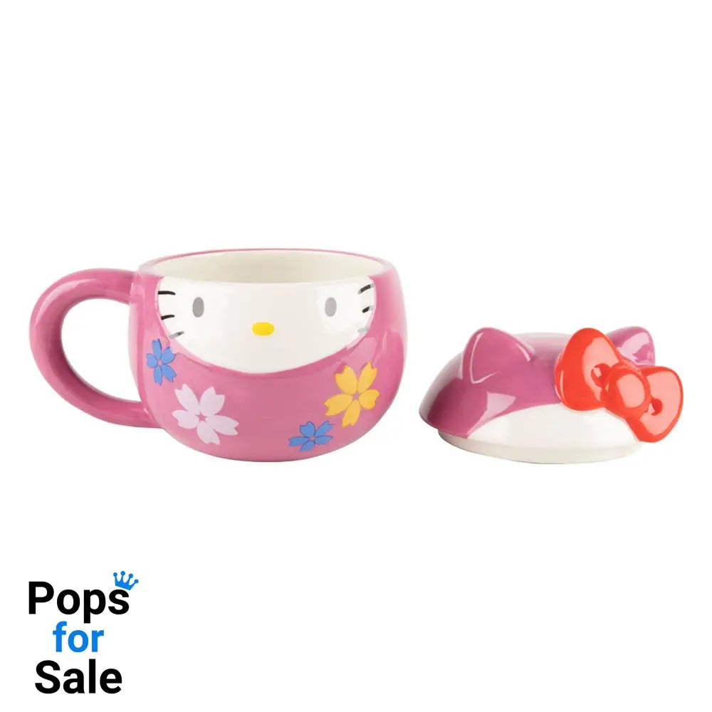 Sanrio 3D Mug Hello Kitty Kitty Daruma Cups & Mugs