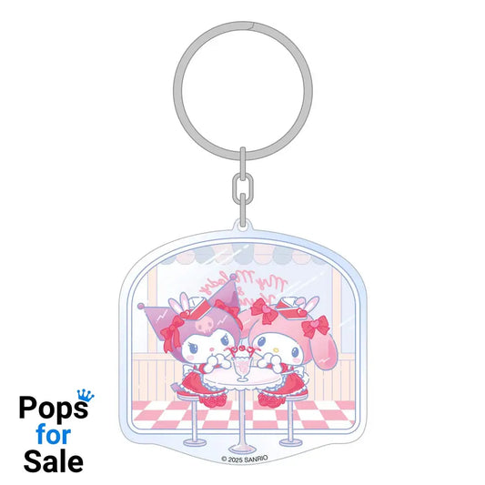Sanrio Acrylic Keychain Hello Kitty & Friends American Diner 6 cm