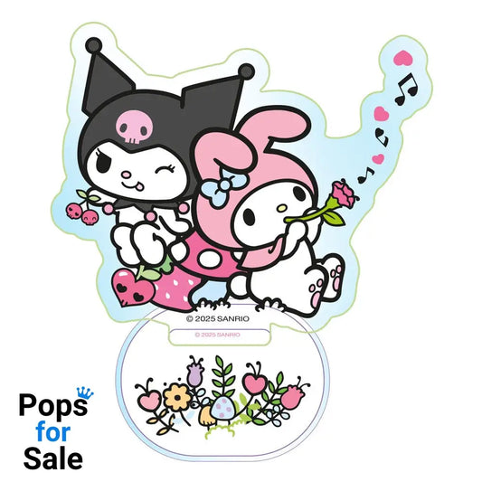 Sanrio Acrylic Stand Kuromi & My Melody Holographic 6 cm