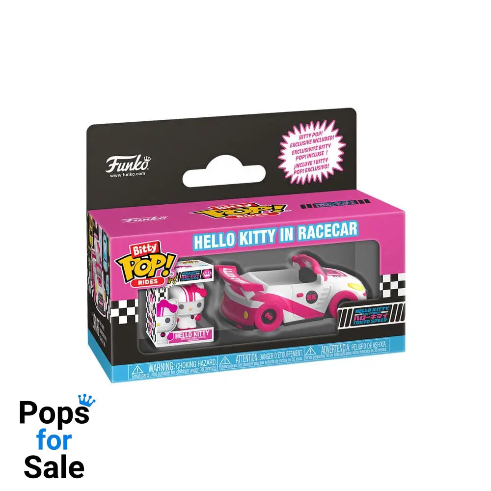 Sanrio Bitty POP! Ride Vinyl Figure Racecar w/HK 2,5 cm