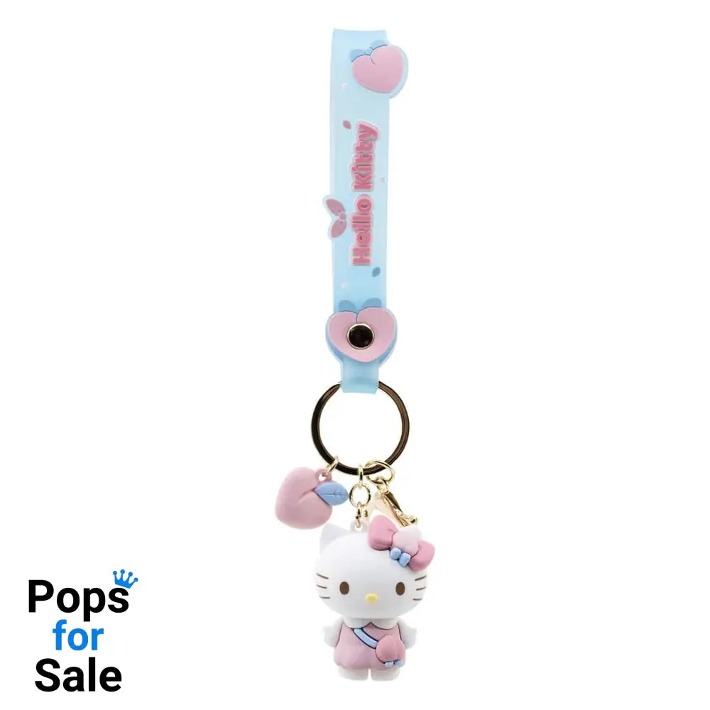 Sanrio Peach Series Keychain with Hand Strap Hello Kitty and Friends Display (12) Keyrings