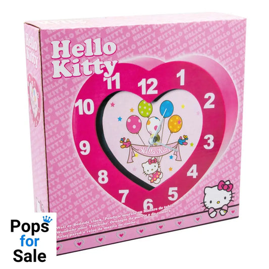 Sanrio Wall Clock Hello Kitty Heart Shaped