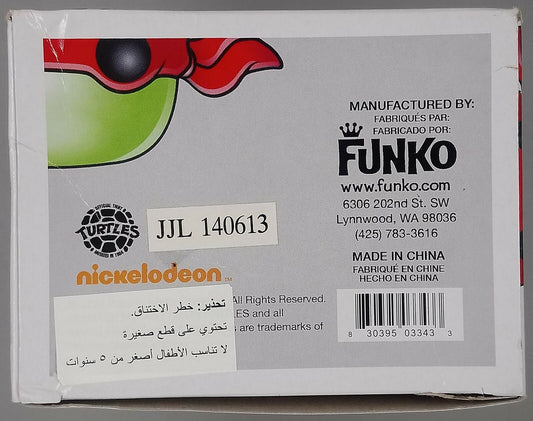 61 Raphael - Teenage Mutant Ninja Turtles - Box Damaged Funko POP