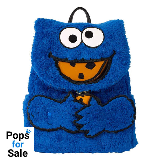 Sesame Street by Loungefly Plush Mini Backpack Cookie Monster