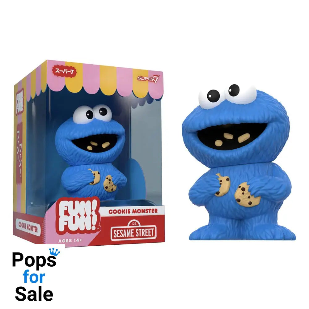 Sesame Street FUN! FUN! Vinyl Action Figure Wave 02 Cookie Monster 13 cm
