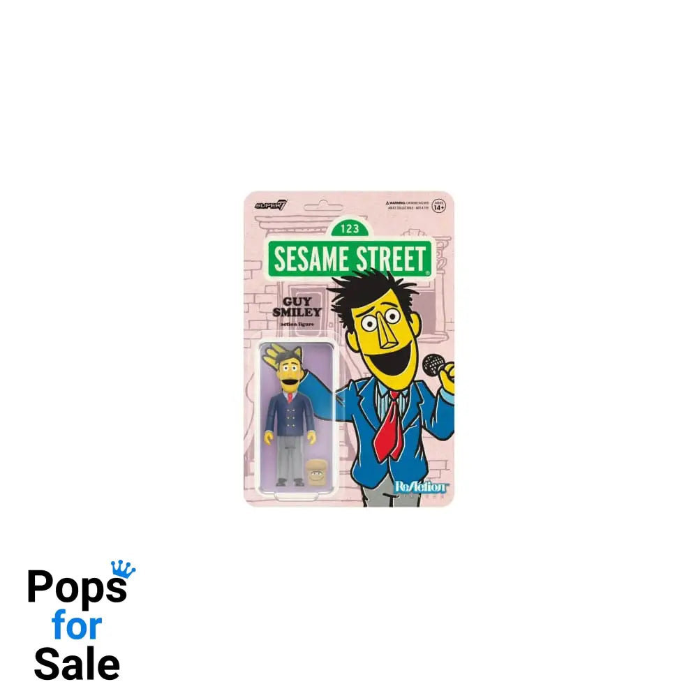 Sesame Street ReAction Action Figure Wave 02 Guy Smiley (With Bread) 10 cm Action figures