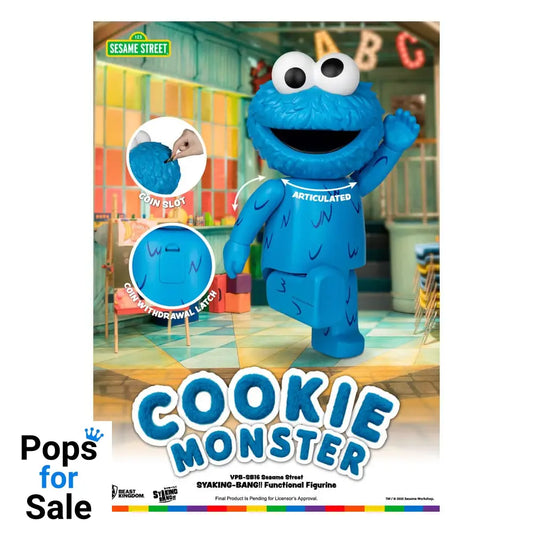 Sesame Street Syaking Bang Series PVC coin bank Cookie Monster 47 cm