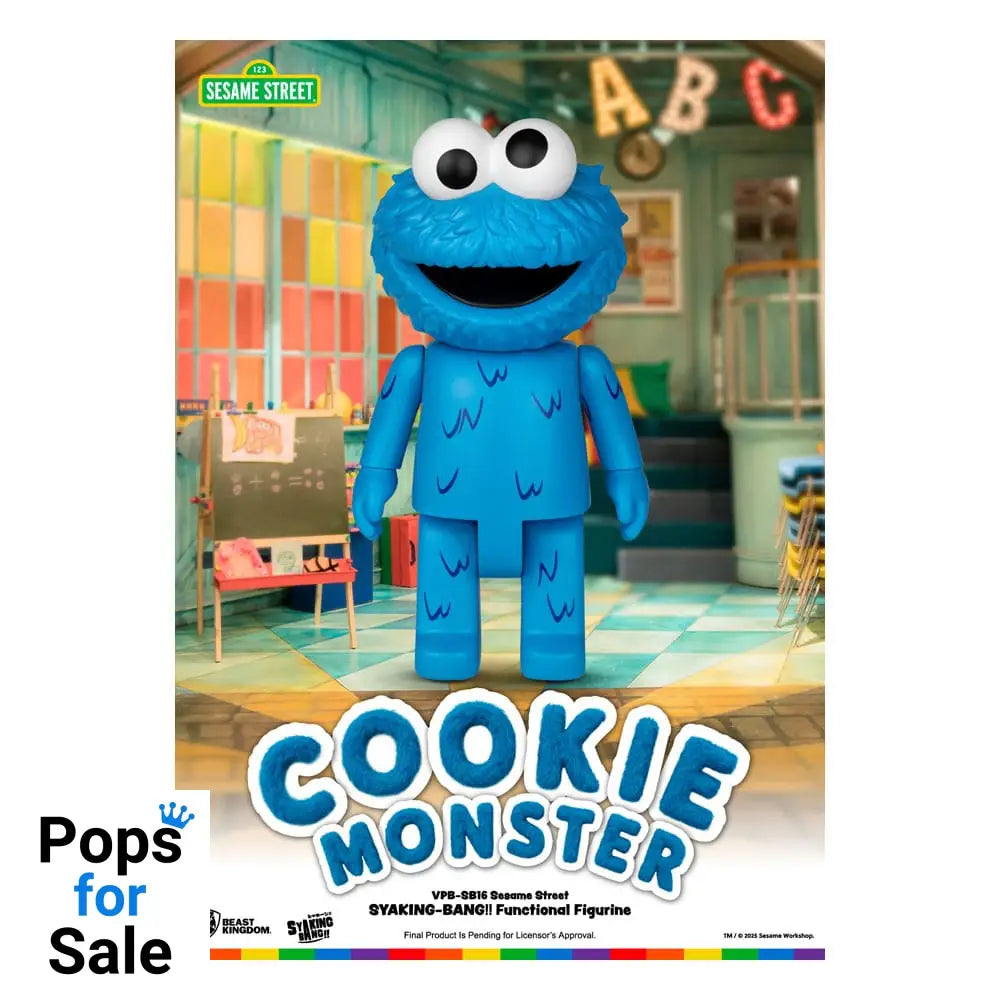 Sesame Street Syaking Bang Series PVC coin bank Cookie Monster 47 cm