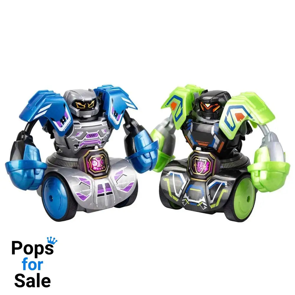 Silverlit Robo Kombat Tornado Remote-Controlled Robots 2er - Set Green/Blue