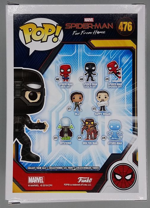 #476 Spider-Man (Stealth Suit- Goggles Up) Marvel Far From H Funko POP