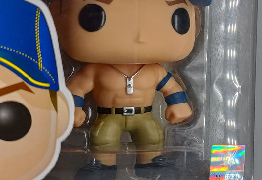 #01 John Cena (Blue Cap) - WWE - Box Damaged Funko POP