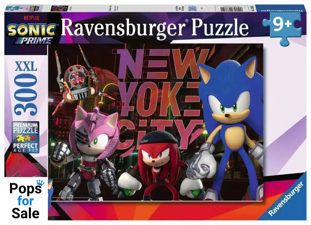 Sonic Prime Children’s Jigsaw Puzzle XXL New York City (300 pieces) Puzzles