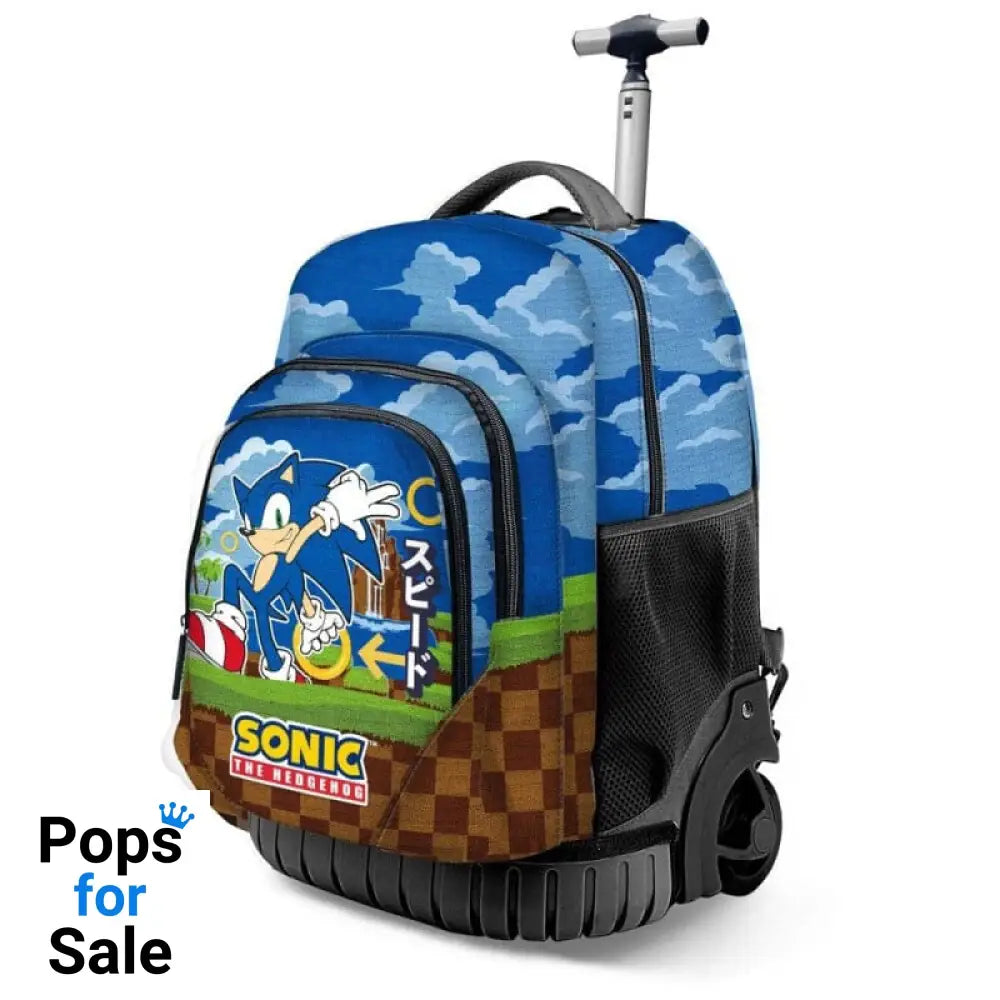Sonic The Hedgehog Fan GTS Trolley Backpack Greenhill