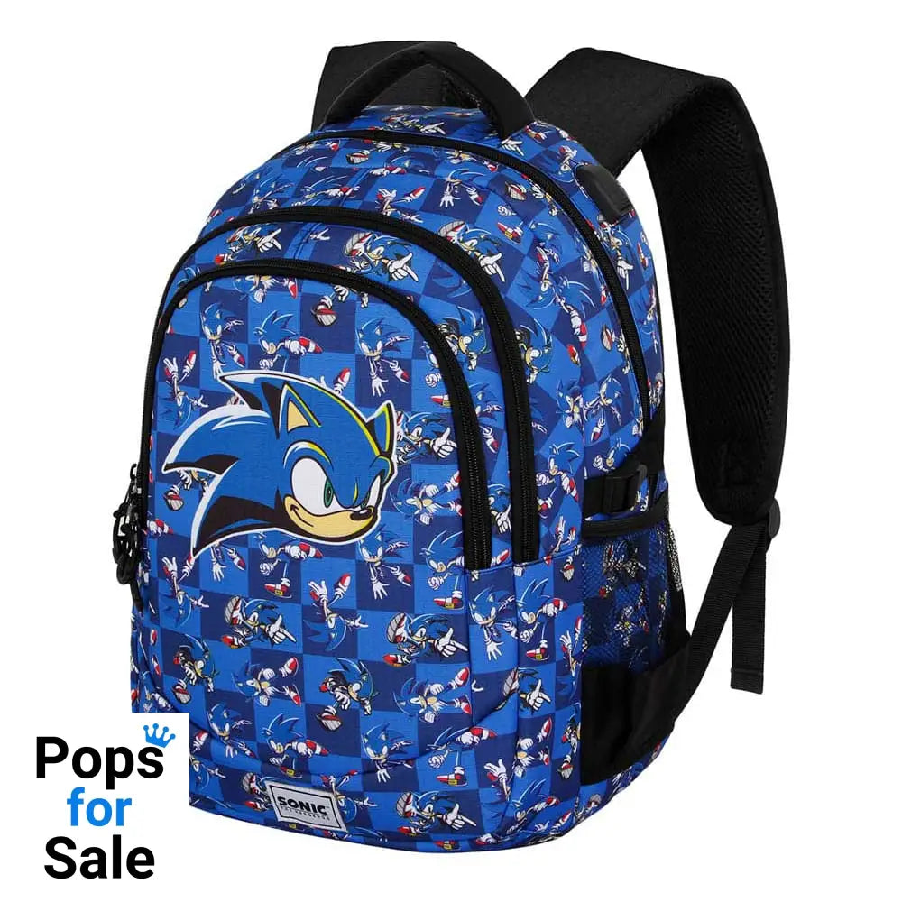 Sonic The Hedgehog Plus Running Backpack Sega Action Bags