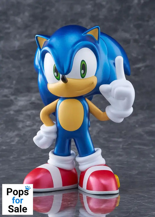 Sonic The Hedgehog Sofbi Vinyl Figure Sonic Metallic Ver. 15 cm
