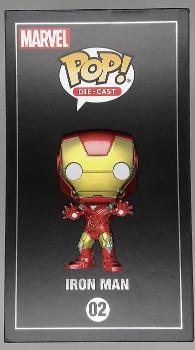 02 Iron Man - Marvel - DieCast Funko POP