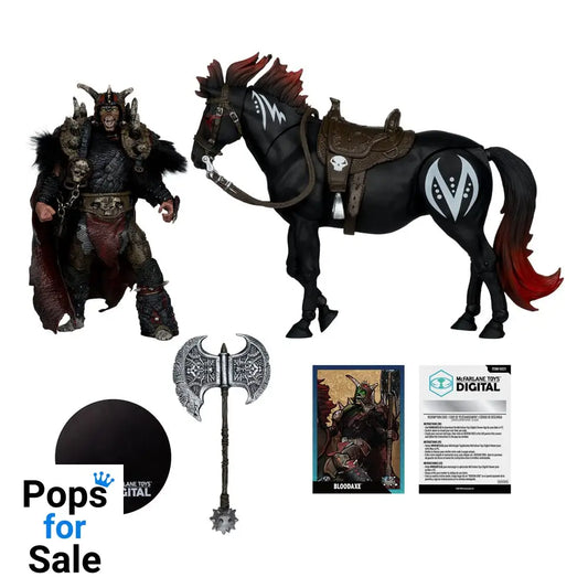 Spawn Action Figure 2-Pack Bloodaxe with Horse (Spawn: The Dark Ages) 18 cm