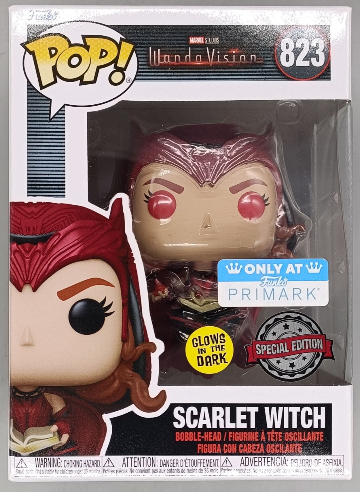 823 Scarlet Witch - Glow - Marvel Wandavision Funko POP