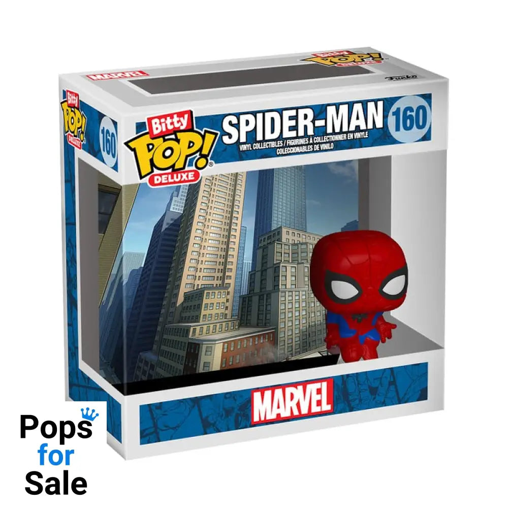 Spider-Man Bitty POP! Deluxe Vinyl Figure Spider-Man(Cityscape) Display (12) 2,5 cm Funko POP Mini-figures
