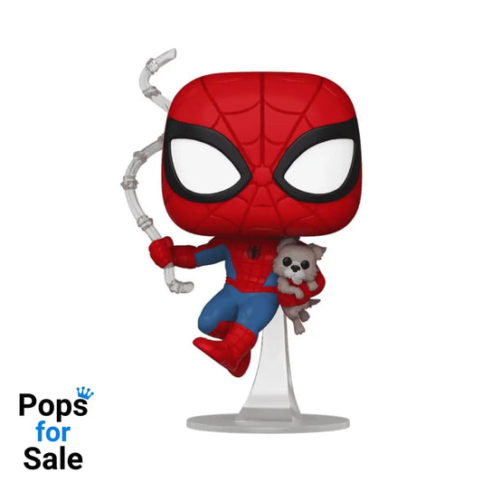 Spider-Man POP&Buddy! Movies Vinyl Figures Spidey w/Sandwich(Dog) 9 cm