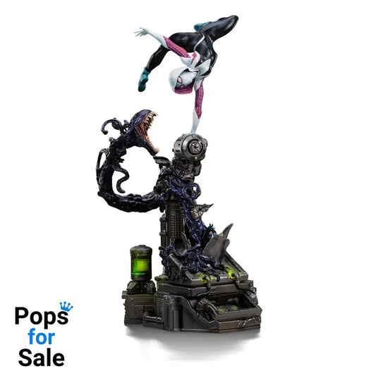 Spider-Man vs Villains Art Scale Statue 1/10 Ghost Spider Diorama 34 cm