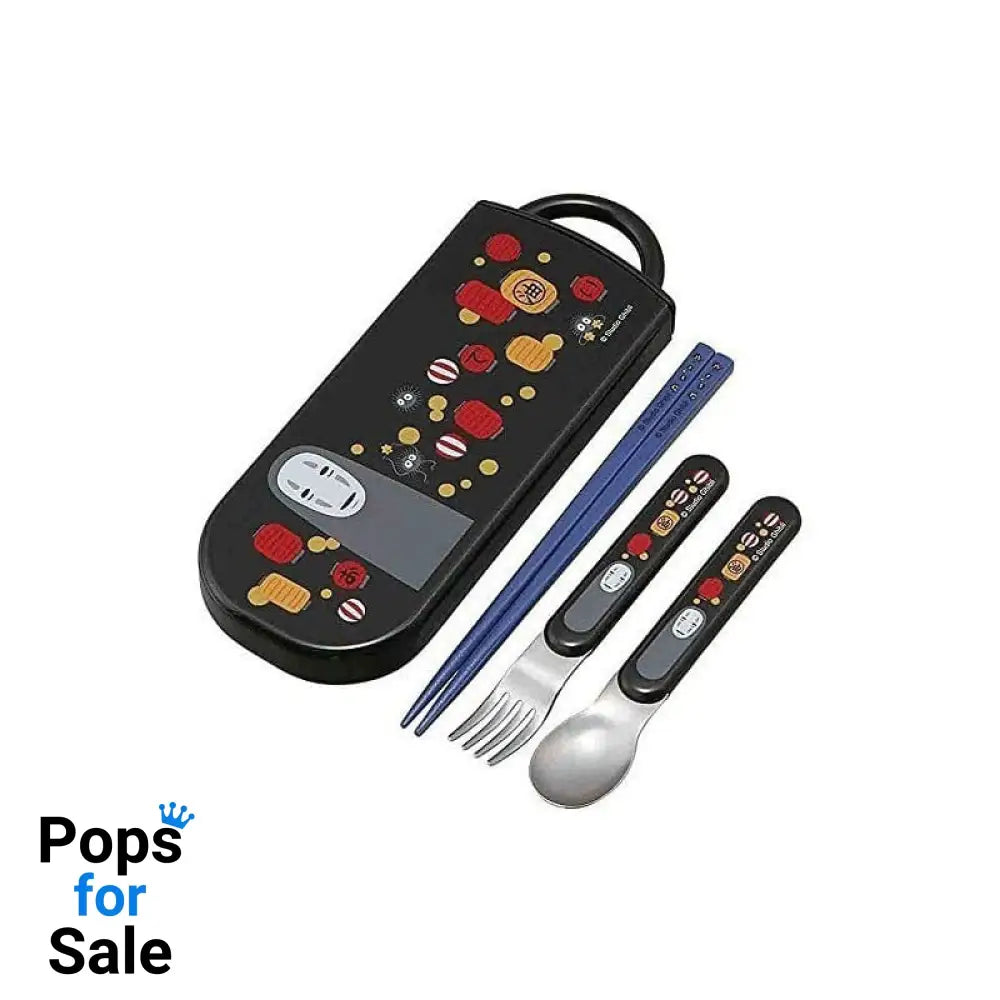 Spirited Away Chopsticks & Spoon & Fork Set No Face & Lantern Kitchen- and Tableware