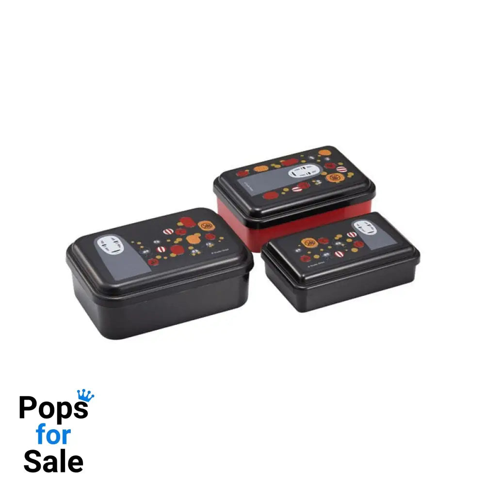 Spirited Away Set of 3 Lunch Box No Face & Lantern Boxes & Pouches