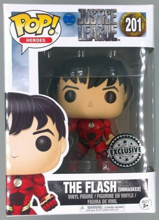 201 The Flash (Unmasked) - DC Justice League Funko POP