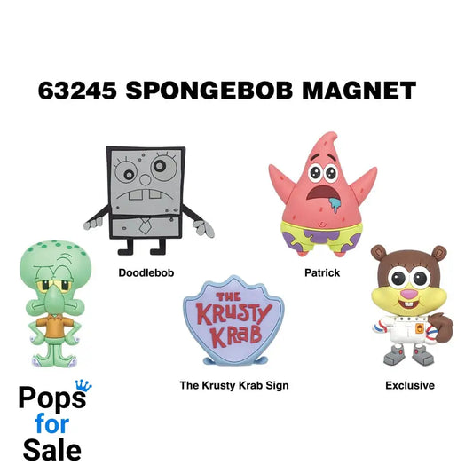 SpongeBob SquarePants 3D Magnets Series 1 Display (12)