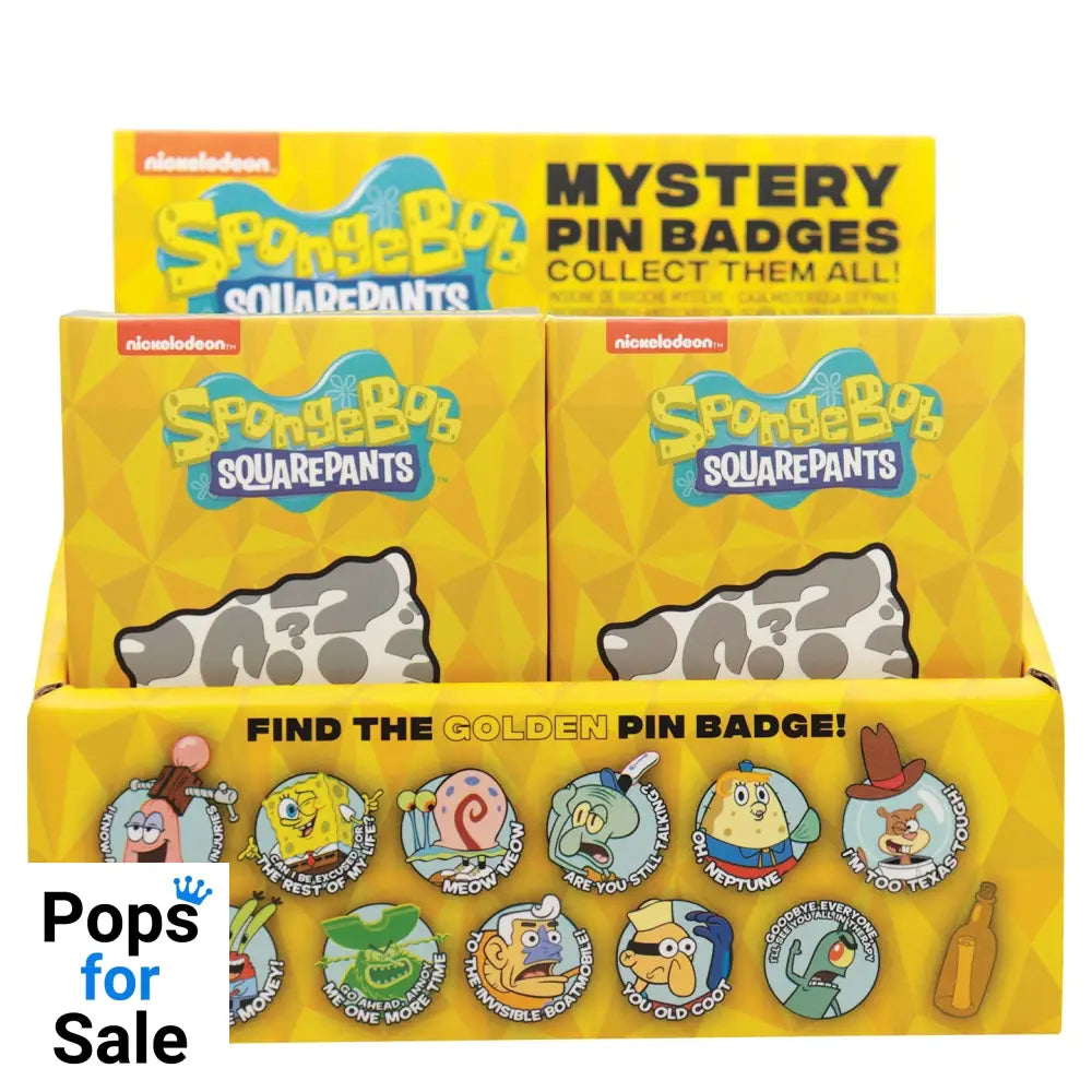 SpongeBob SquarePants Mystery Pins CDU