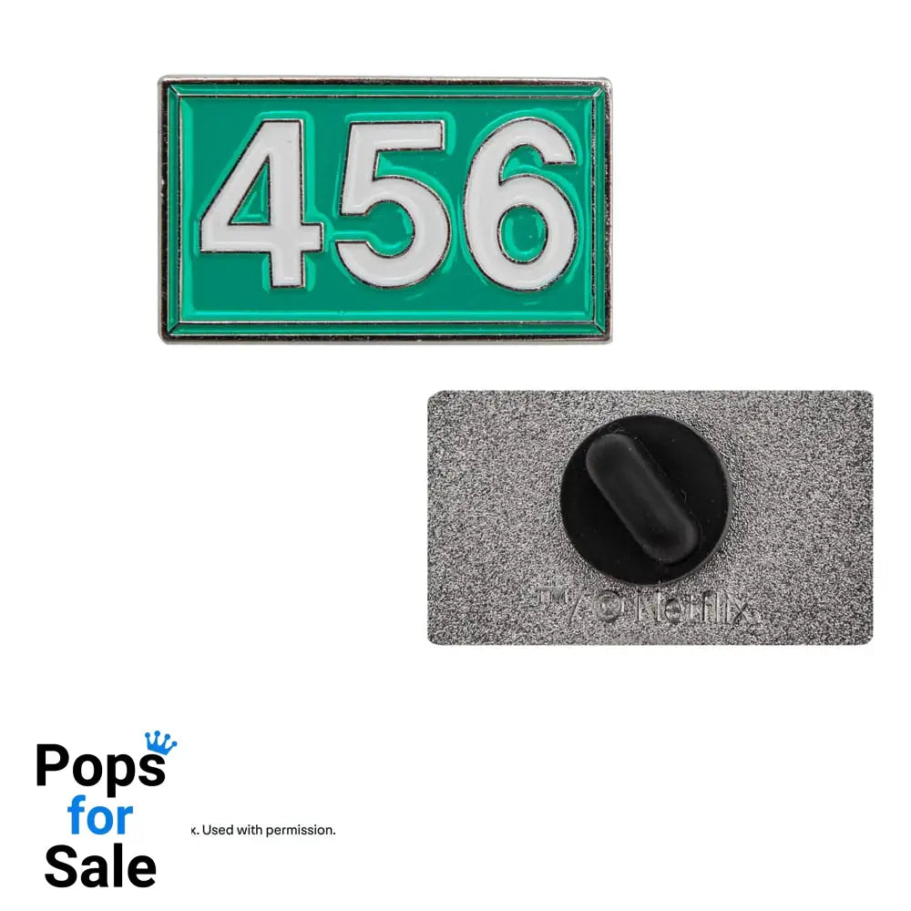 Squid Game Pins 2-Pack Squid Game & Player 456 Pins & Brooches