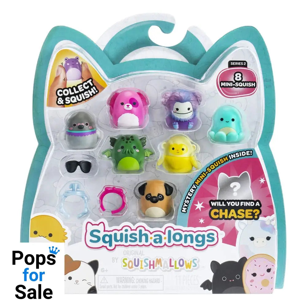 Squishmallows Squish-a-longs minifigures Set of 8 Series 2 Style 1 2,5 cm Mini-figures
