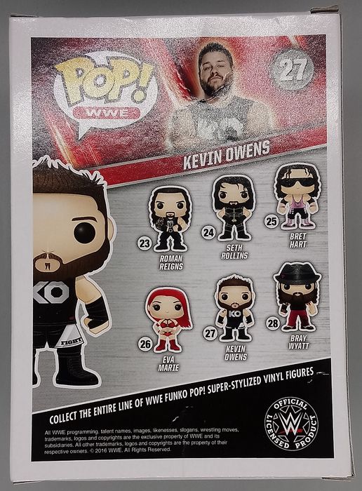27 Kevin Owens - WWE - Box Damaged Funko POP