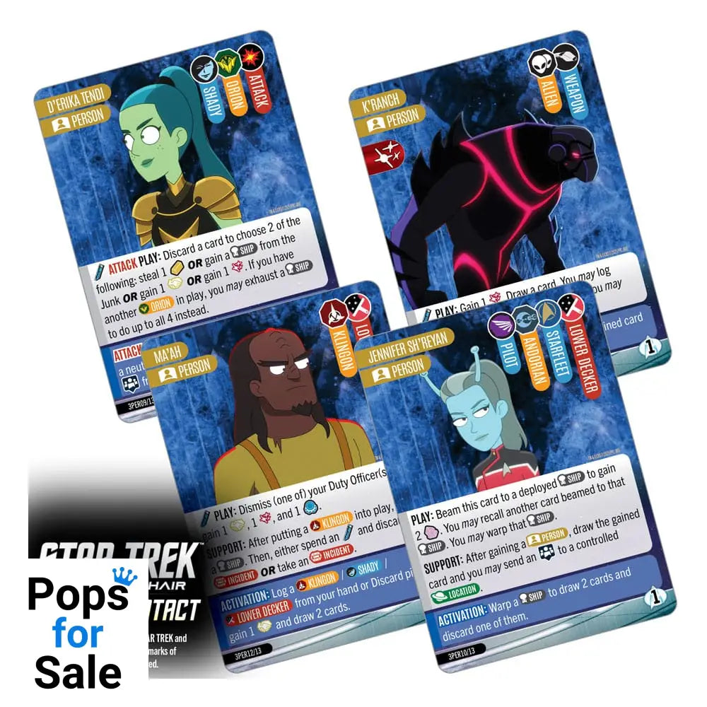 Star Trek: Captain’s Chair Card Game Second Contact *English Version* Card Games