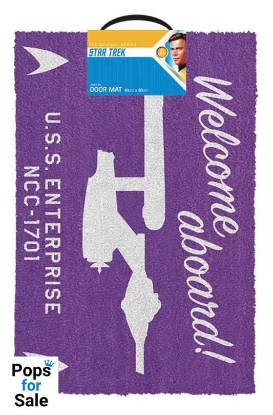 Star Trek Doormat Welcome Aboard 40 x 60 cm