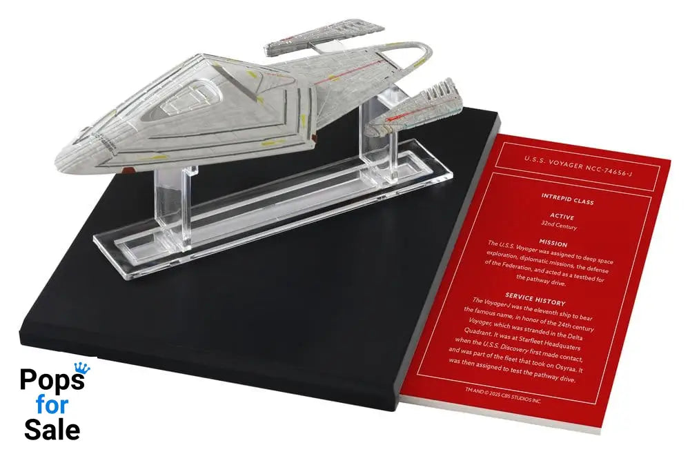 Star Trek Library Die-Cast U.S.S. Voyager NCC-74656-J 10 cm