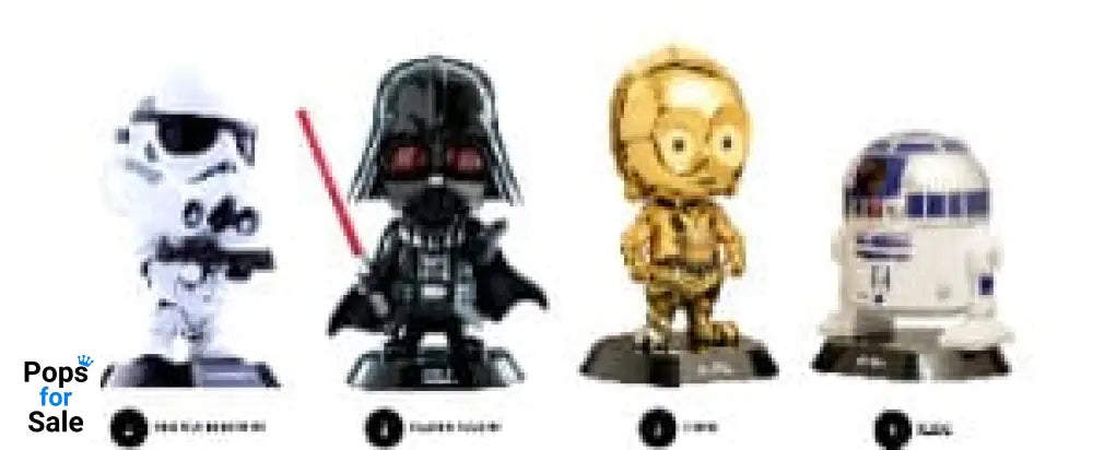 Star Wars Cosbaby Mini Figures Hello Kitty and Friends 8 cm Display (4) Mini-figures