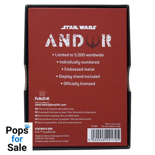 Star Wars Limited Edition Andor Ingot Ingot