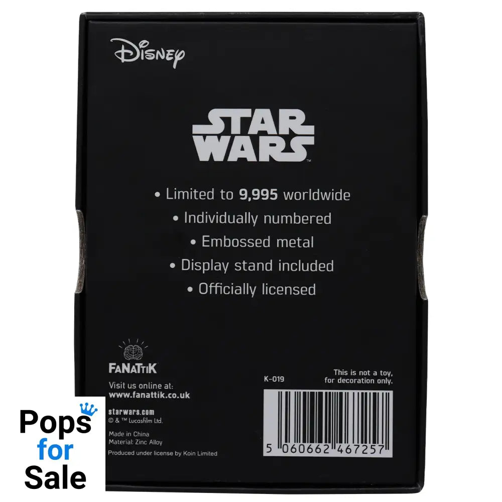 Star Wars Limited Edition We Meet Again Ingot Ingot