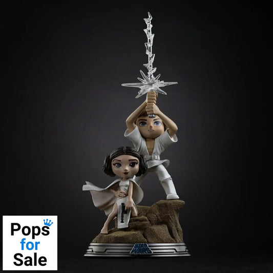 Star Wars Mini Co. PVC Figure Luke & Leia 30 cm