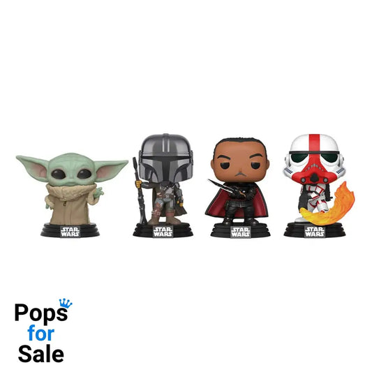 Star Wars POP! Movies Vinyl Figure 4-Pack Mandalorian Holiday 9 cm