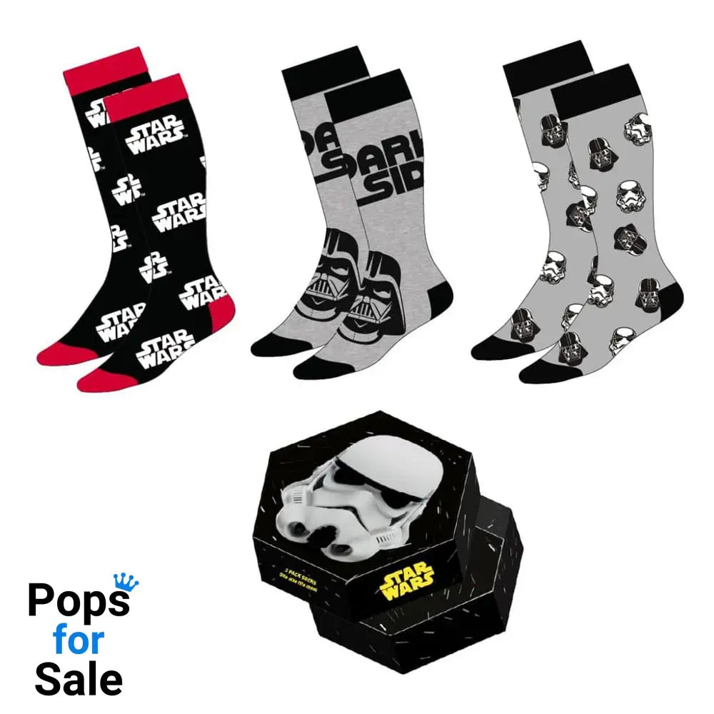 Star Wars Socks 3-Pack Stormtrooper 38-45 Footwear