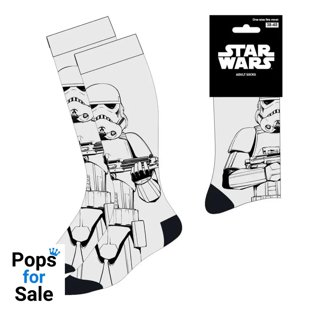 Star Wars Socks Stormtrooper 38-45 Footwear