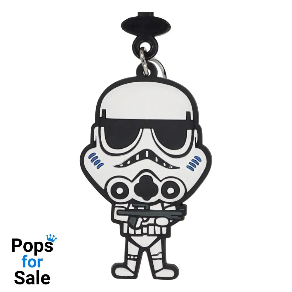 Star Wars Soft Touch PVC Bag Clip Stormtrooper Keyrings