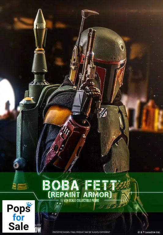 Star Wars The Mandalorian Action Figure 1/6 Boba Fett (Repaint Armor) 30 cm