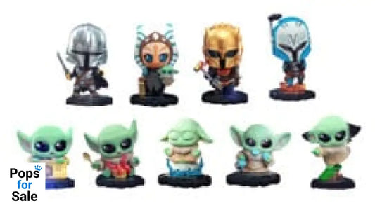 Star Wars The Mandalorian Cosbi Mini Figures 8 cm Blind Box Display (8)