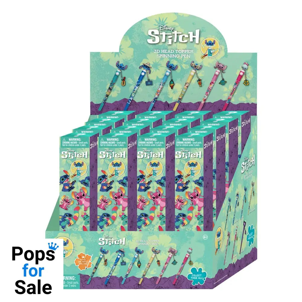 Stitch The Movie Stitch 3D Head Topper Spinning Pen Stationery