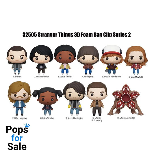 Stranger Things 3D PVC Bag Clips Series 2 Display (24)