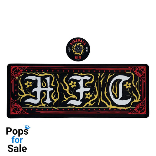 Stranger Things Desk Pad & Coaster Set Hellfire Club